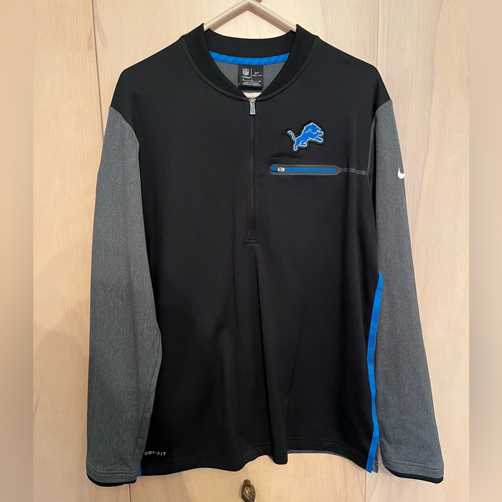 Detroit Lions Men’s Quarter Zip Medium
